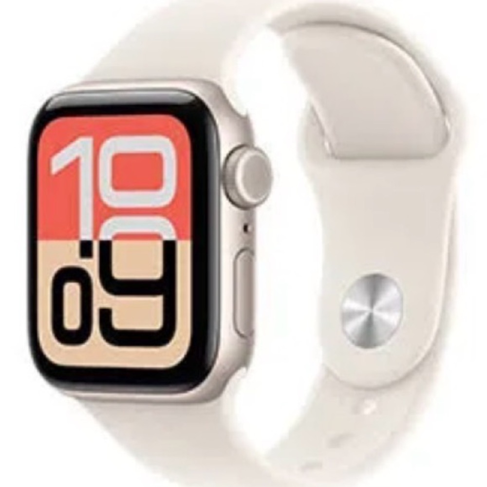 Apple Watch with White Sport Band - Silver ( Adding more pictures later )